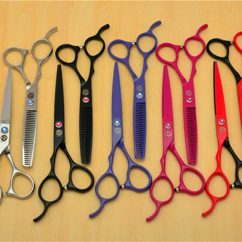 美发剪刀5.5寸左撇子专用左手剪刀理发剪平剪牙剪刘U海打薄6寸套