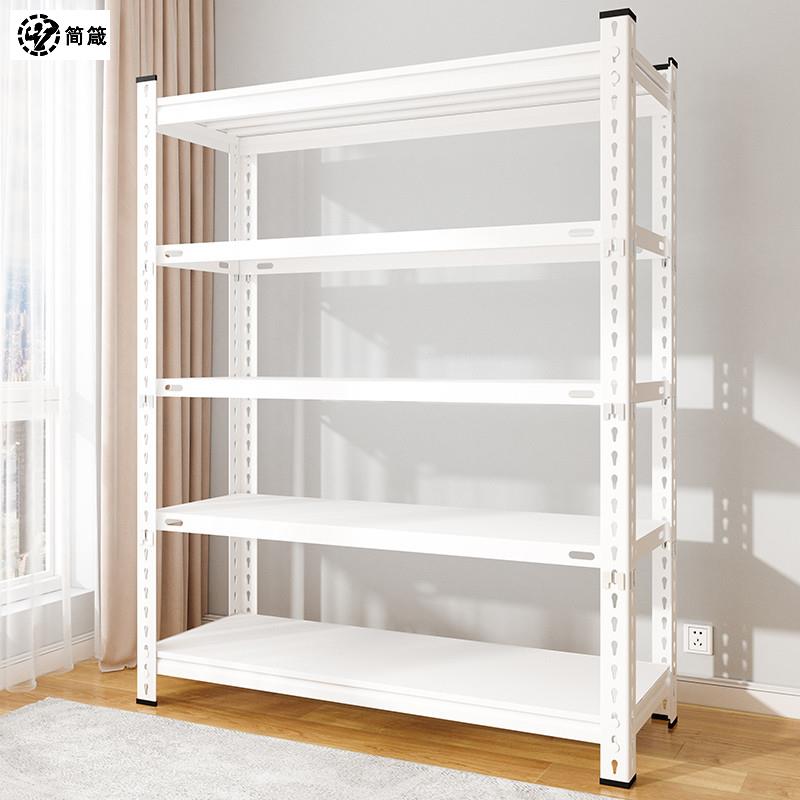 新款货架多层家用阳台置物架落地超市展示架收纳R储物铁架子角钢