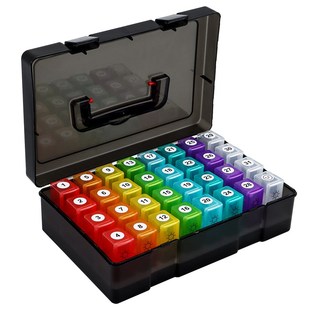 31天早晚迷你小药盒高颜值户外旅行30日随身携带分格Y药丸盒分药