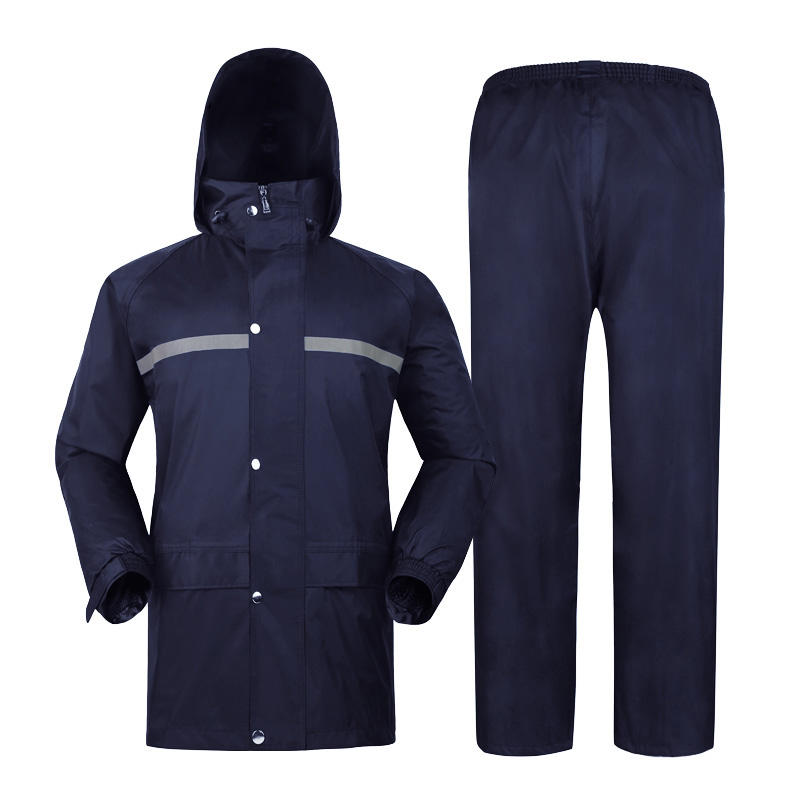 雨衣雨裤套装夏秋季长款全身防水男分体电动车骑行反光.防暴雨雨