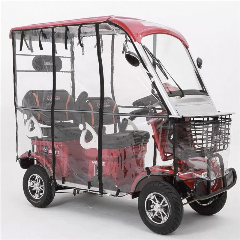 用于小巴士四轮电动n车雨帘E6E8E900等定做各种车棚防雨