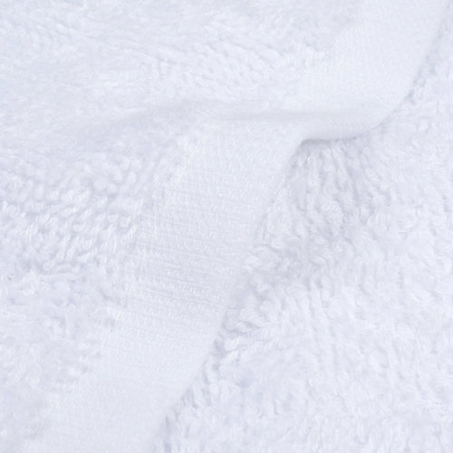 纯棉白色小方巾i手帕幼儿园数字编号带挂钩口水面巾毛巾儿童擦手