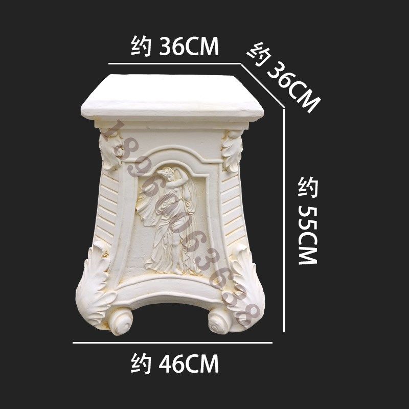 欧式罗马柱摆件客厅庭院工艺品底座墩子落K地四面仕女摆饰花盆底,家居饰品,落地摆件,淘宝优惠券,粉丝福利购,淘宝优惠卷