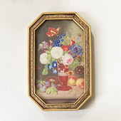 V墙壁装 饰相框组合照片墙美式 饰背景 相框挂墙客厅墙面装 复古美式