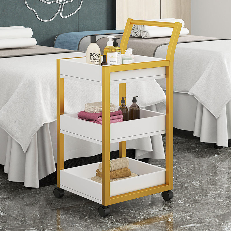 美容院专b用小推车多功能可移动工具车置物架美容仪器美甲收纳推