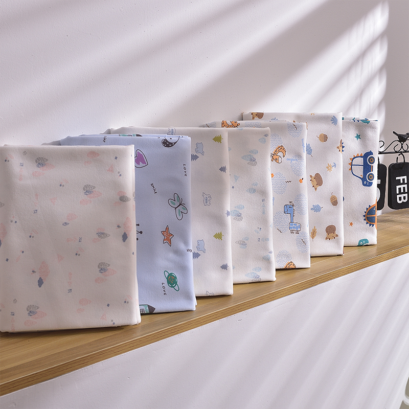 儿童婴儿布料纯棉a类精梳棉宝宝面D料床单睡衣全棉被套床品针织布