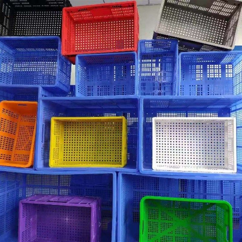 《成都月销1000》p加厚周转筐西瓜水果蔬菜框物流快递筐塑料箩包,农机/农具/农膜,果蔬采收筐/周转筐,淘宝优惠券,粉丝福利购,淘宝优惠卷