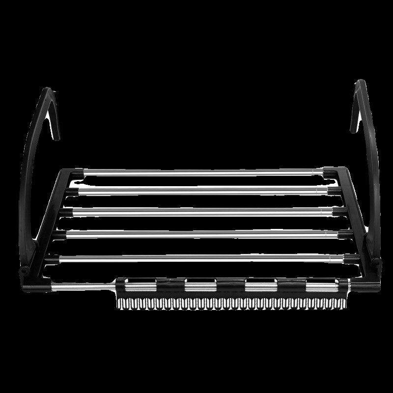 阳台晾衣架不锈钢窗外晾晒架y折叠挂架挂晒窗户窗口晒鞋架晾鞋架