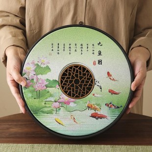 圆形办公室茶台托盘支持存排 家用吸水功夫茶具沥水盘陶u瓷蓄水式