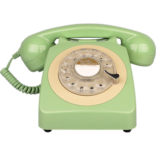 老式转盘电话机旋转复古无线插卡电话仿古家用办公酒店固定座机
