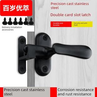 表面安装不锈钢门扣门栓门小门闩防盗门锁防盗锁浴室门闩木门关闭