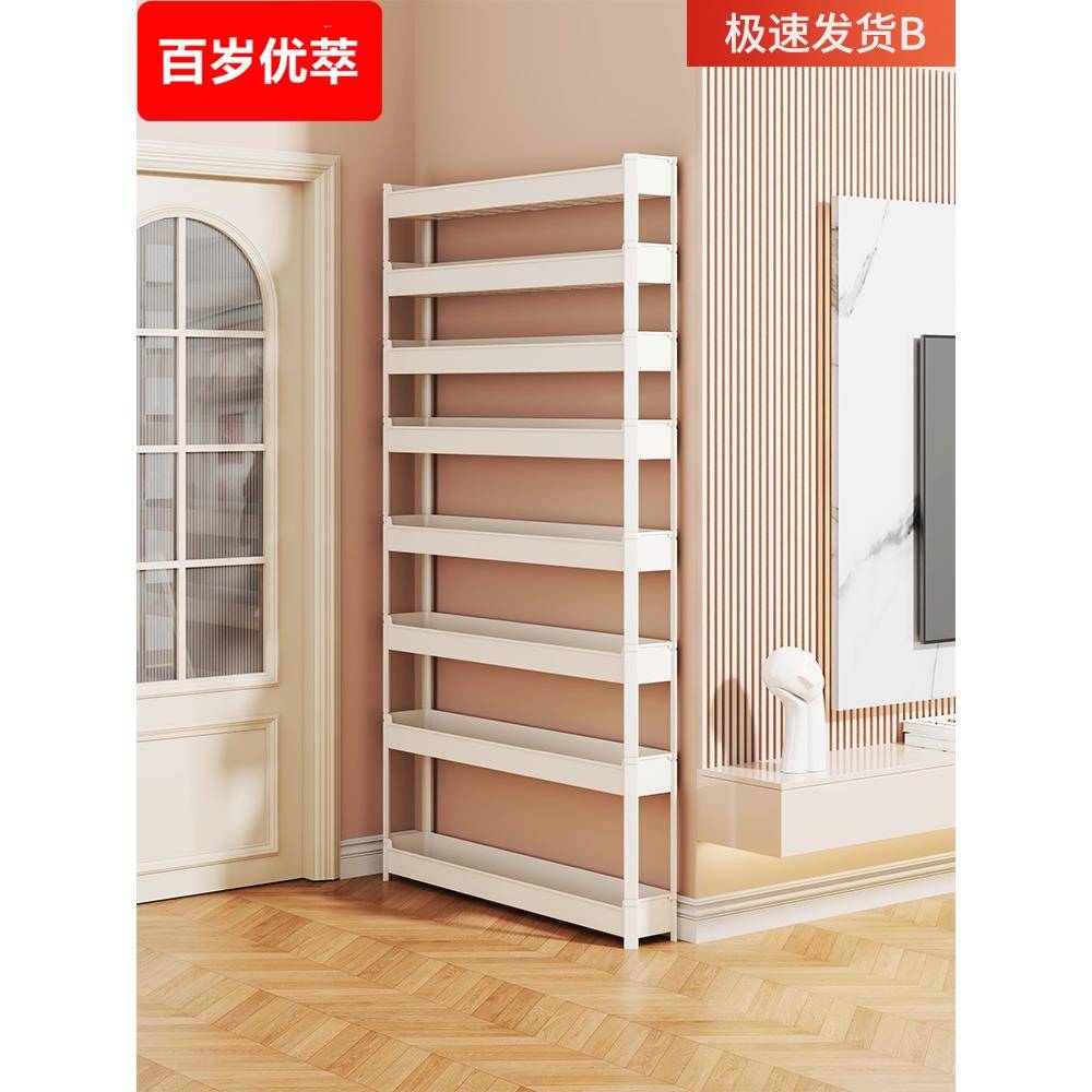 门后包包收纳架家用多层包架夹缝置物架落地分层存放皮包展示架子