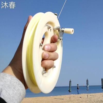 风筝线轮盘专业防倒转专用塑料手握轮线轴收绕线器轮耐摔ABS