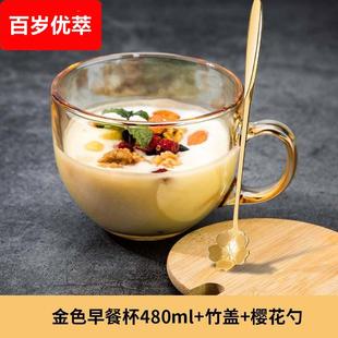 冲芝麻糊冲泡冲藕粉泡东西泡麦片的杯子带盖便携喝银耳汤的碗蒸蛋