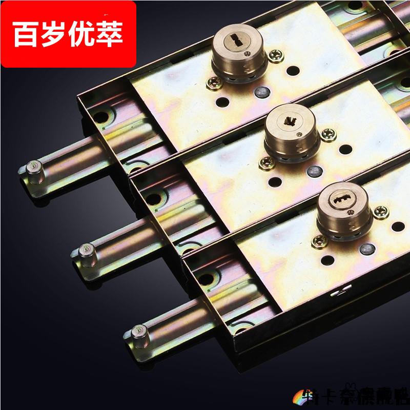 包邮卷闸门锁 防盗锁十字卷帘门锁 卷闸门锁装锁转闸门中间