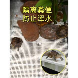 乌龟爬坡晒台缸隔离板网格板加高过滤隔板造景专用鱼缸缸防逃底板