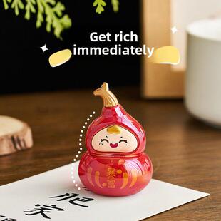 西科小福禄葫芦饰品轩月解压办公室桌面车装饰创意可爱的新年礼物