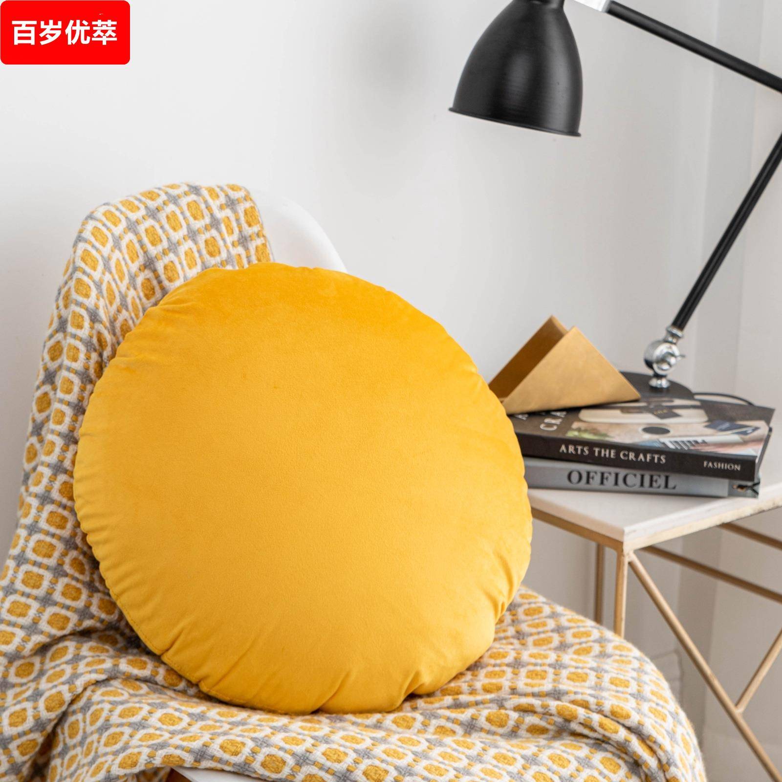 采购产品无芯枕套，圆枕垫，床头家居中国风袋，枕套，午餐休息，