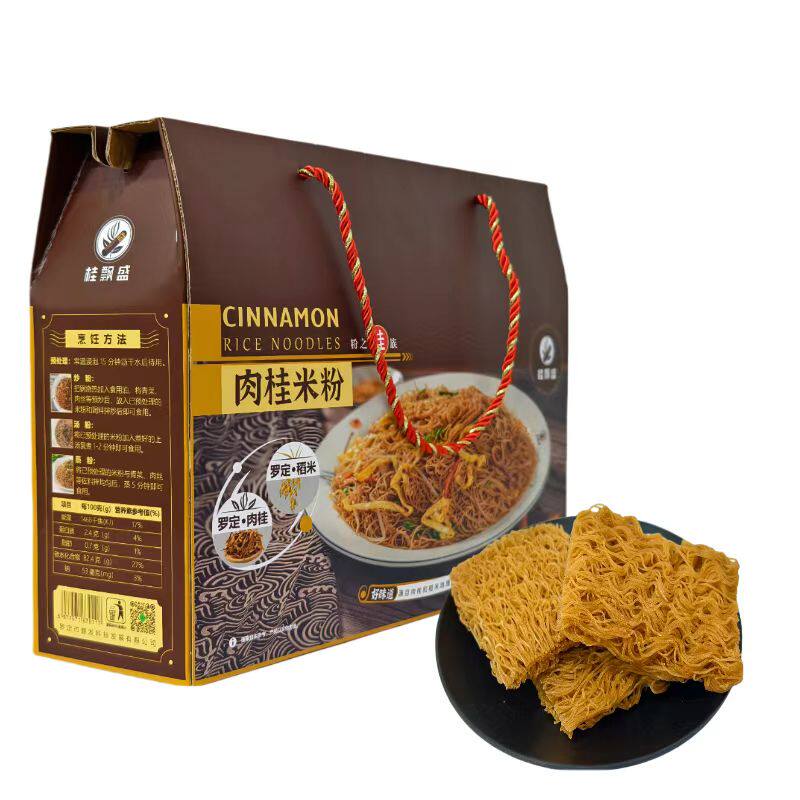 肉桂味米粉罗定特产美食炒粉