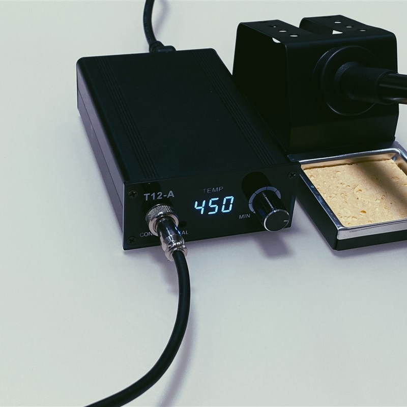 T12 焊台白菜白光p电烙铁大功率带休眠数显可调恒温维修焊接工具