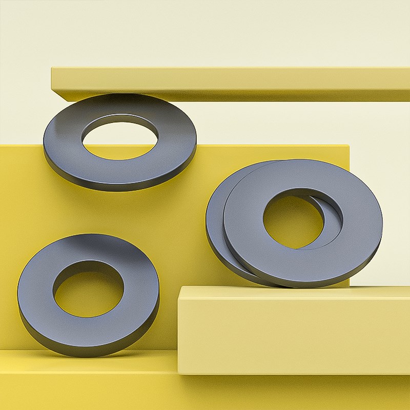 高强度8.8级平垫片发黑加大加厚国标垫圈M8M10M12M14M1S6M20M24M3