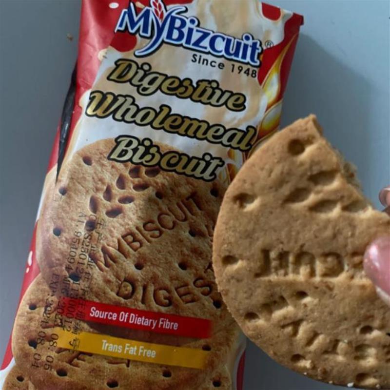 -马来西亚进口麦比客全麦饼干250g葡萄干可可味粗粮消化零食品#