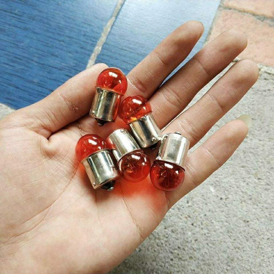 摩托车转向灯泡12V10W踏板车电动车方向灯泡转弯指示灯泡信号灯泡