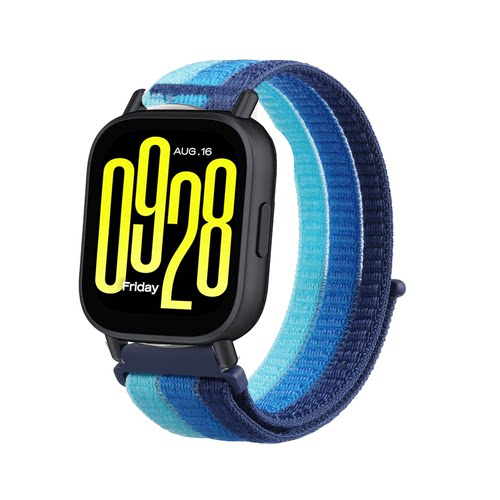 适用红米REDMI Watch5表带Active回环编织魔术贴替换 lite腕带