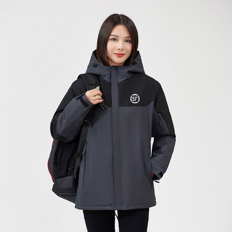 秋冬款顺丰速运工作服定制防风防雨户外冲锋衣男女工装外套印logo