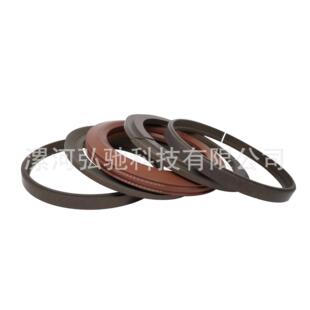 厂家直供钢厂油缸密封圈耐高温FKM氟胶五组合活塞封四氟+铜粉KDAS