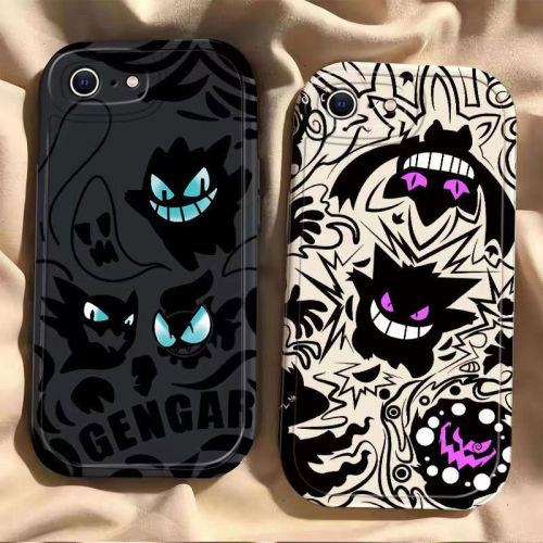幽灵耿鬼适用苹果7/8手机壳可爱卡通iPhone8Plus男女个性创意7P七8P八iP全包防摔保护套Pius平果iPone软硅胶