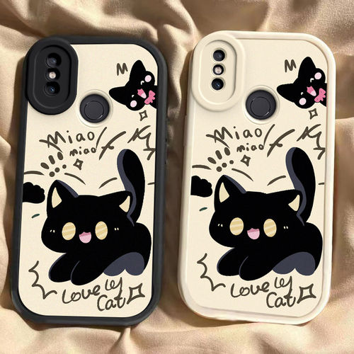 惊吓猫咪适用小米8se手机壳MI8se硅胶xiaomi8es保护套全包防摔男女M1805E2A软M外壳米八新款潮壳网红送钢化膜