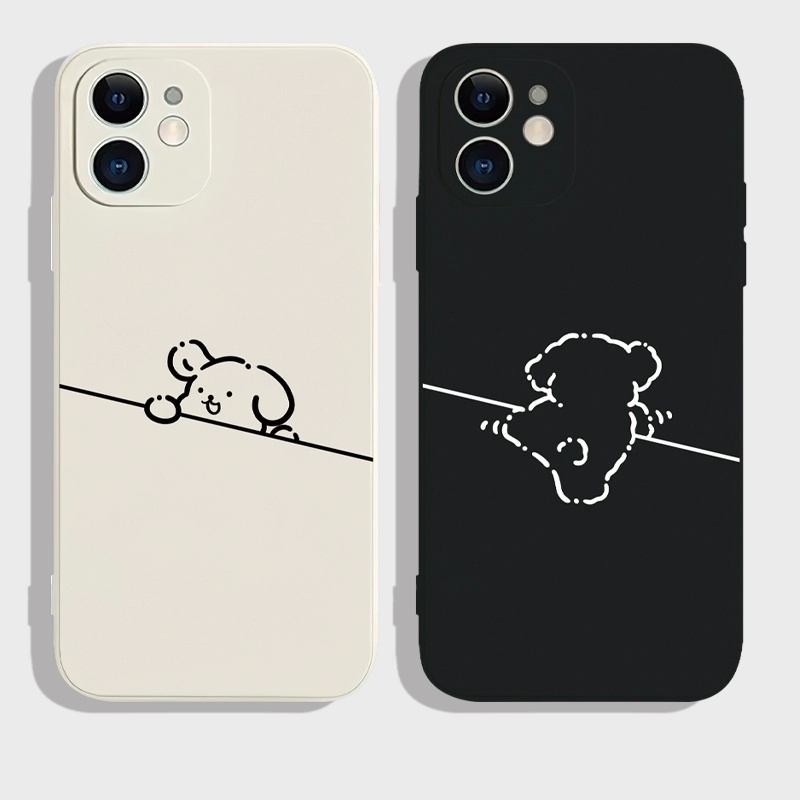 翻墙小狗适用vivoy77手机壳y52s新款磨砂y55t/s薄防摔y54s男y51s女y53s全包y50t软y37硅胶t2版vivoy37c软y72