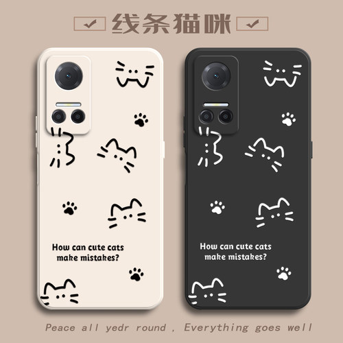 适用荣耀CMA一AN40手机壳CMAAN40保护套Play6T华为HONOR新款Plαy6t硅胶Piay全包防摔paly简约猫咪Play6T女款