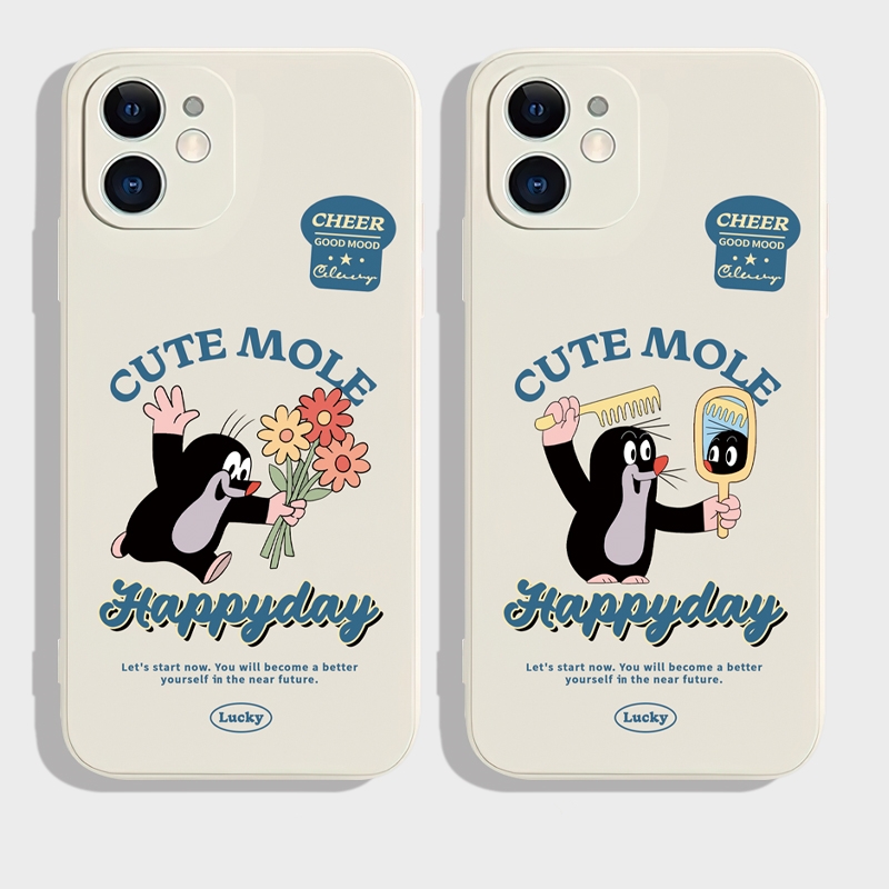 约会鼹鼠适用vivoy77手机壳y52s新款磨砂y55t/s薄防摔y54s男y51s女y53s全包y50t软y37硅胶t2版vivoy37c软y72