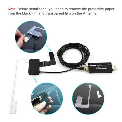 安卓车机通用DAB模块-数字广播收音机安卓导航APP控制(仅限欧洲)