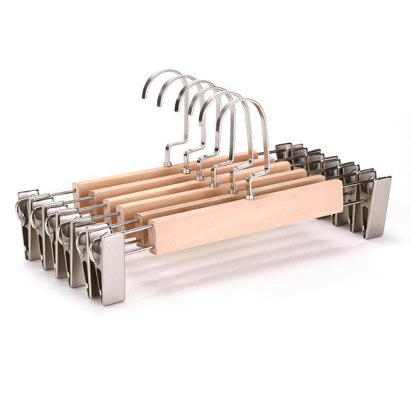 实木裤架裤夹子木质裤夹子服装店裤挂衣夹家用无痕裤子衣架