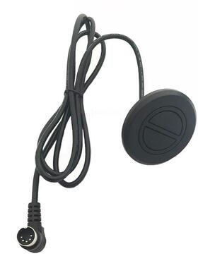 有线手控器开关黑色圆形大按键单电机升降电动推杆5针4芯线