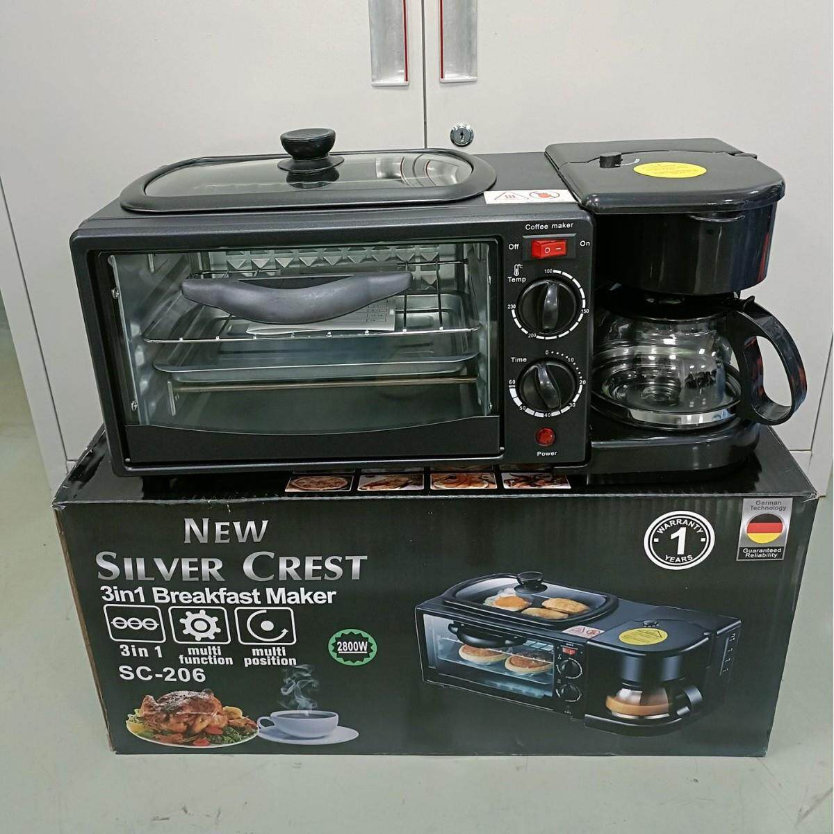 外贸跨境三合一早餐机家用多功能多士炉烤箱咖啡机面包机