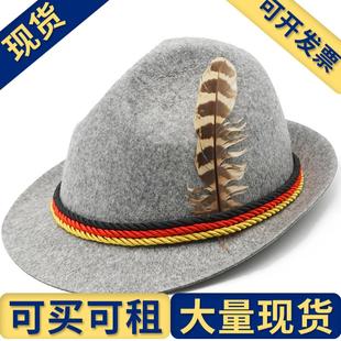 Hat Alpine 中性巴拿马 万圣节帽子慕尼黑啤酒帽German 出租出售