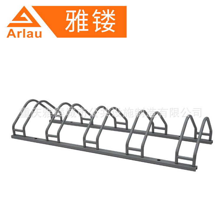 单车架卡位式自行车停车架公共场所专用锁车架圆钢管停放架