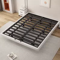 Современная подвесная кровать без изголовья, железная главная спальня, подарок, двуспальная кровать с рядным каркасом, подвесная кровать