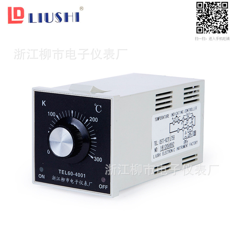 浙江柳市电子仪表厂LUSI数显温控仪TEL60-4001烘培烤箱专用