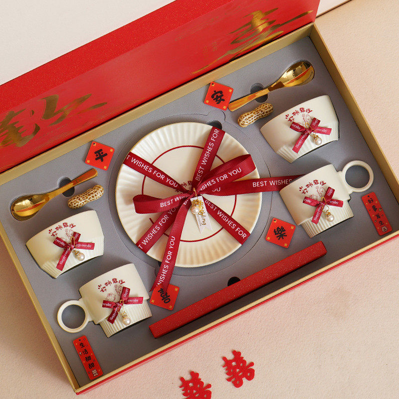 新婚礼物送新人陪嫁餐具碗筷套装实用订婚送新娘闺蜜乔迁品,节庆用品/礼品,创意礼盒/礼品套组,淘宝优惠券,粉丝福利购,淘宝优惠卷