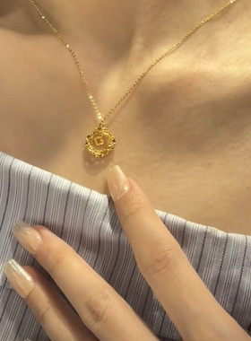 s999纯银织梦网项链女生轻奢小众高级感灵动锁骨链送闺蜜生日礼物