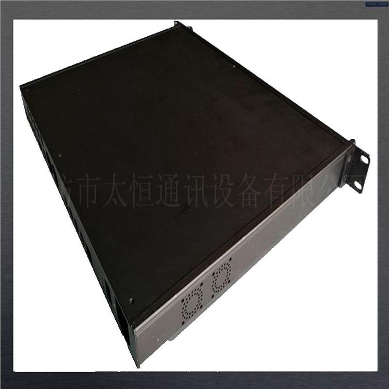 订制加工1u铝氧化加工机箱插箱铝型材外壳机箱服务器光端机