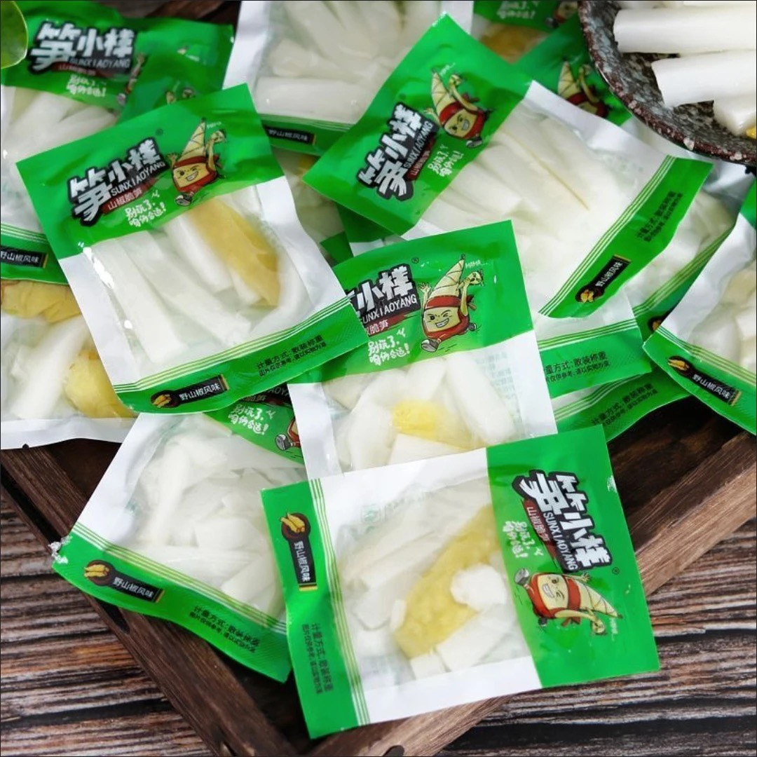 辣媳妇山椒笋条25g新鲜嫩笋整盒泡椒竹笋开袋即食脆笋解馋小零食