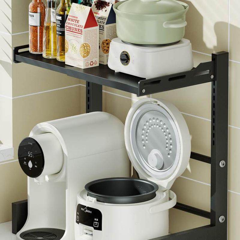 可伸缩挂架支架台面烤箱电饭锅家用子双层厨房置物架微波炉架收纳,厨房/烹饪用具,微波炉置物架,淘宝优惠券,粉丝福利购,淘宝优惠卷