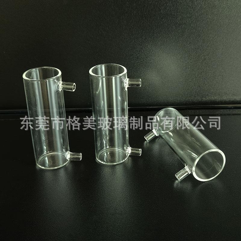 定制实验室耐热玻璃量杯高硼硅耐温防火酸碱玻璃测试杯试管玻璃