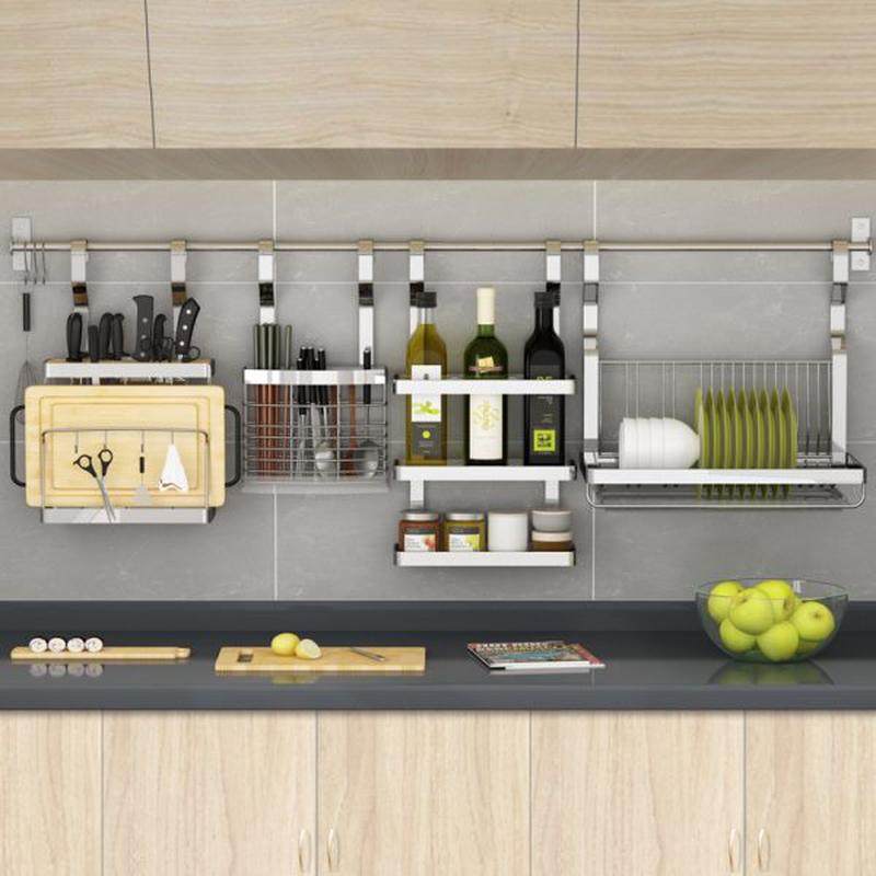 碟用品调不锈钢碗厨房置物架架收纳架味壁挂式厨具墙上挂架免打孔,厨房/烹饪用具,厨房置物架/置物柜/角架,淘宝优惠券,粉丝福利购,淘宝优惠卷